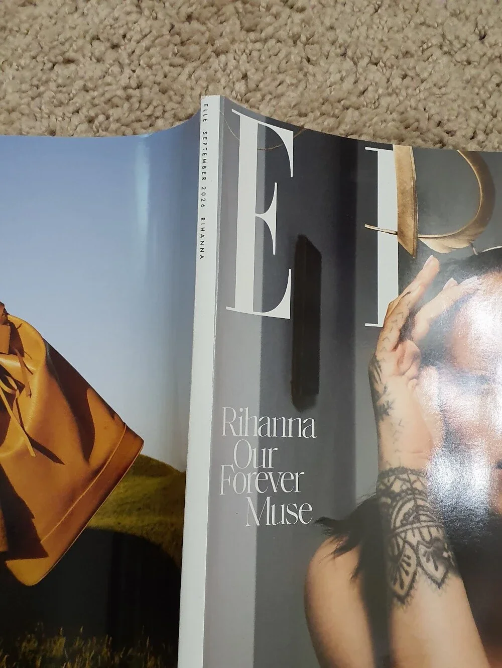 ELLE Magazine September 2026 Issue Rihanna Cover Illustrated Fashion enthusiasts
